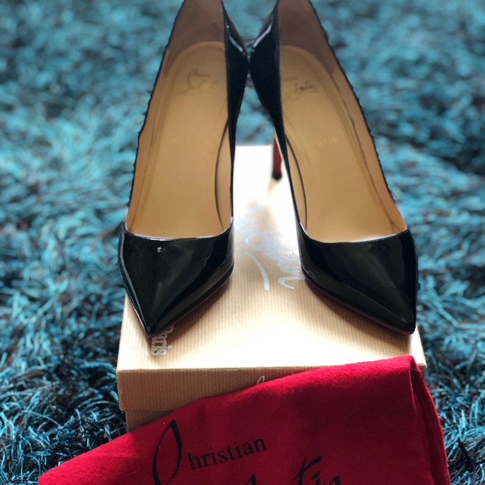 Only worn once christian louboutin 85mm pigalle 💖